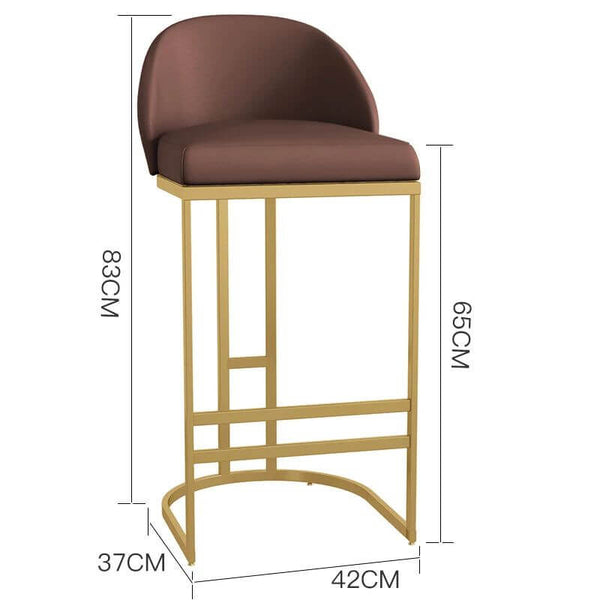 Accent Bar Stools Minimalist Kitchen Counter Stool-Bar Stools