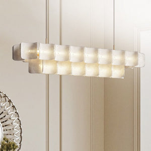 Acrylic Chandelier: Elegant Lighting Fixture-Kitchen Island