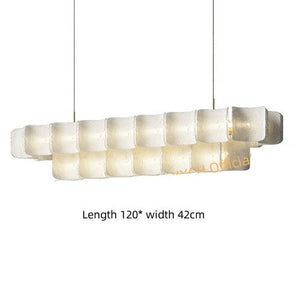 Acrylic Chandelier: Elegant Lighting Fixture-Kitchen Island