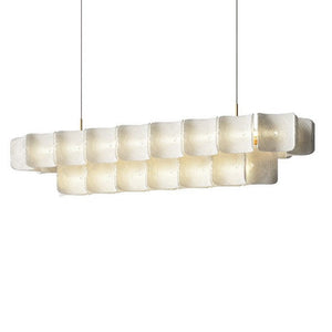 Acrylic Chandelier: Elegant Lighting Fixture-Kitchen Island
