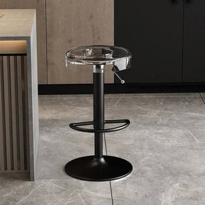 Acrylic High-End Kitchen Island Counter bar Stool-Bar Stools