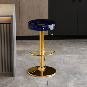 Acrylic High-End Kitchen Island Counter bar Stool-Bar Stools