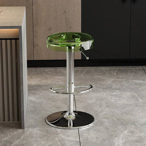 Acrylic High-End Kitchen Island Counter bar Stool-Bar Stools