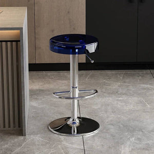 Acrylic High-End Kitchen Island Counter bar Stool-Bar Stools