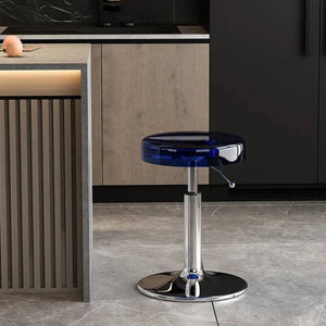 Acrylic High-End Kitchen Island Counter bar Stool-Bar Stools