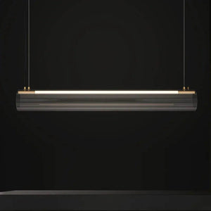 Acrylic Long Tube LED Pendant Island Light-Kitchen Island
