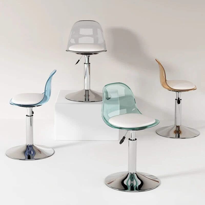 Acrylic Reception Bar Stools for Kitchen Counter