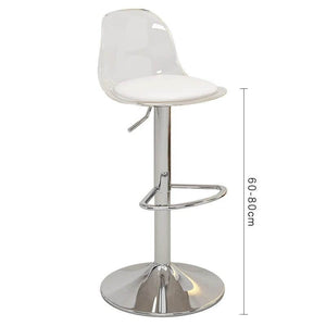 Acrylic Reception Bar Stools for Kitchen Counter-Bar Stools