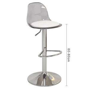 Acrylic Reception Bar Stools for Kitchen Counter-Bar Stools