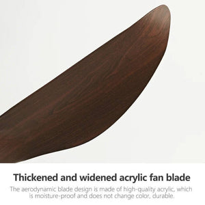 Acrylic Wood Finish Designer Ceiling Fan-Ceiling Fans
