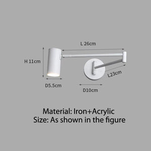Adjustable Wall Lamp - Swivel Arm Design-Wall Lights