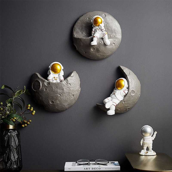 Adventure Awaits: Astronaut Wall Shelf Decorations for Kids Room Decor-