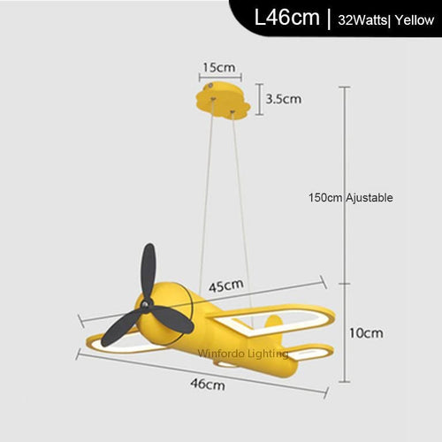 Aeroplane Helicopter Ceiling Light - Aviation-Inspired Decor-Kids Room Nursery Lighting