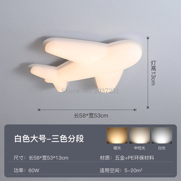 Aeroplane Light - Unique and Stylish Lighting Fixture-Kids Room Nursery Lighting