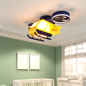 Aeroplane Light and Fan - Cool Your Room with Style-Kids Room Nursery Lighting