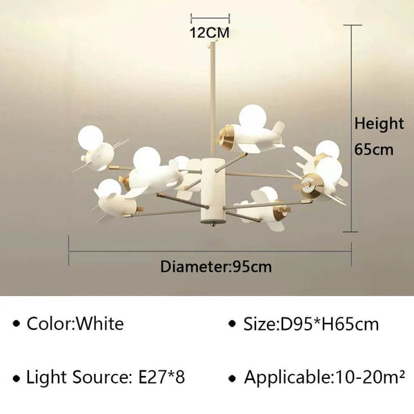 Aeroplanes Ceiling Light for Kids Room-Kids Room Nursery Lighting