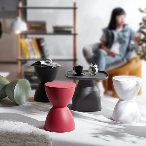 Aesthetic Designer Minimalistic Stools-Foot Stools