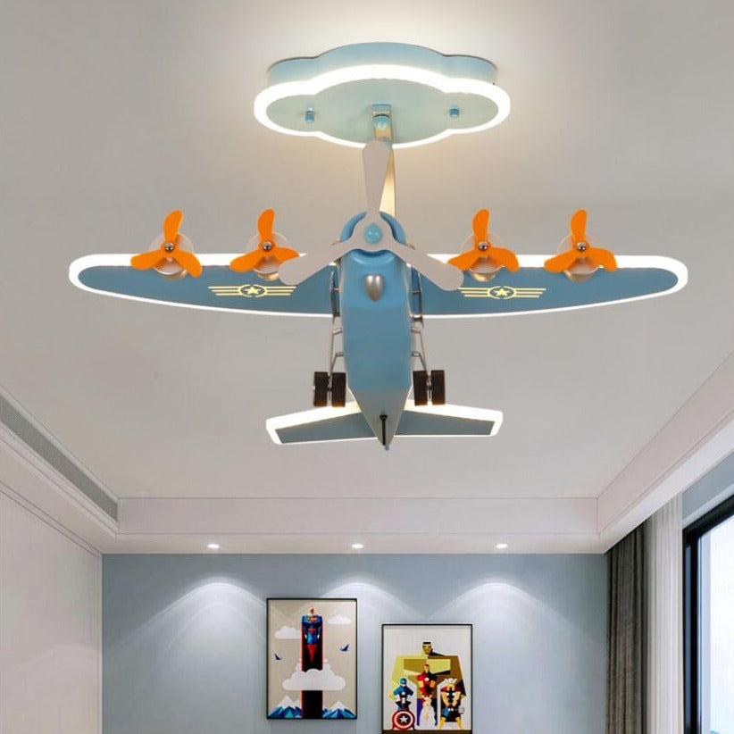 Airplane Air Force One Ceiling Light for Kids Room-Kids Room Nursery Lighting