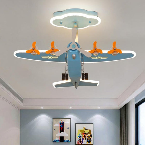 Airplane Air Force One Ceiling Light for Kids Room-Kids Room Nursery Lighting