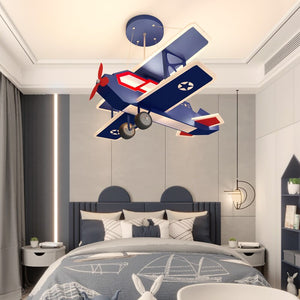 Airplane LED Hanging Light for Kids Room-Kids Room Nursery Lighting