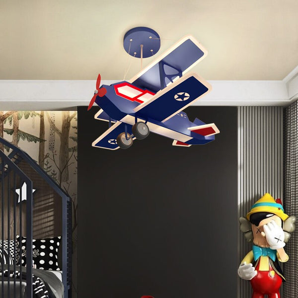 Airplane LED Hanging Light for Kids Room-Kids Room Nursery Lighting