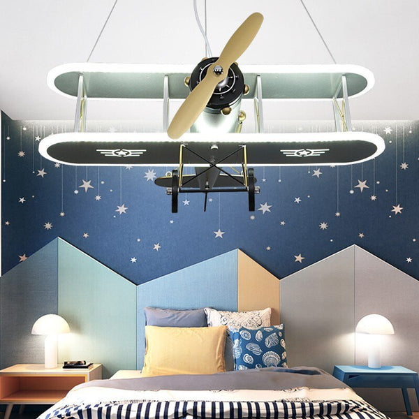 Airplane LED Pendant Light for Kids Nursery-Kids Room Nursery Lighting