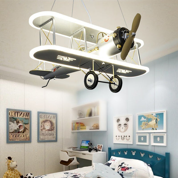 Airplane LED Pendant Light for Kids Nursery-Kids Room Nursery Lighting