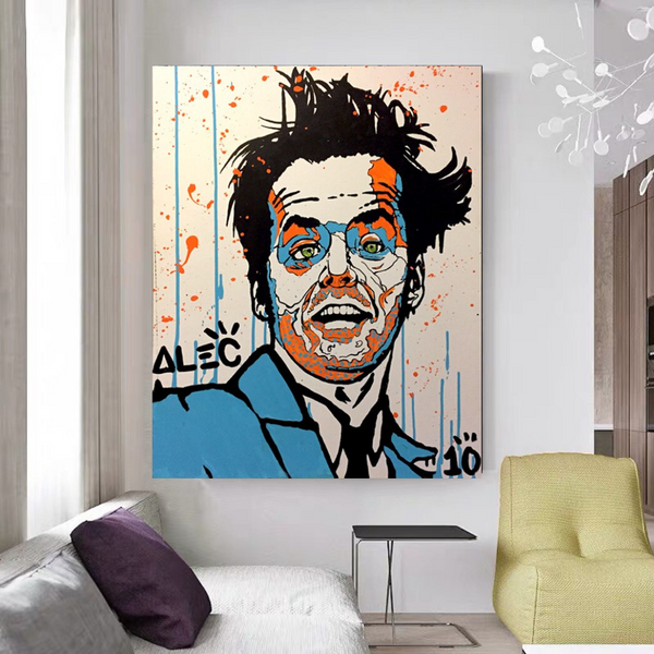 Alec LEGENDS Jack Nicholson Rebels Actor Canvas Wall Art-Wall Posters