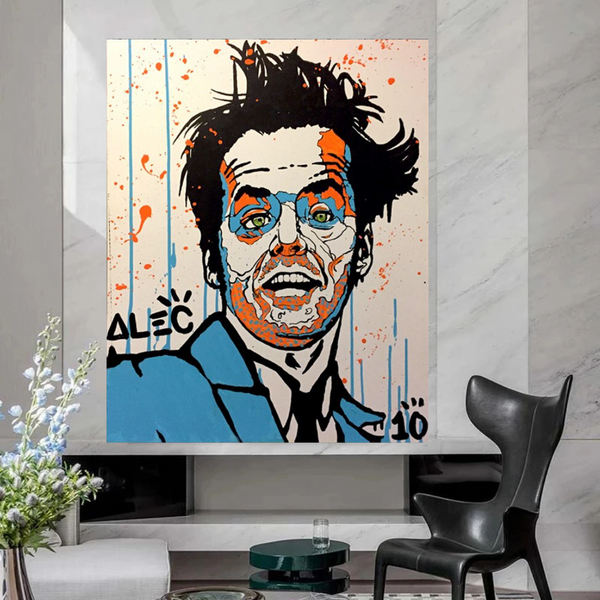 Alec LEGENDS Jack Nicholson Rebels Actor Canvas Wall Art-Wall Posters