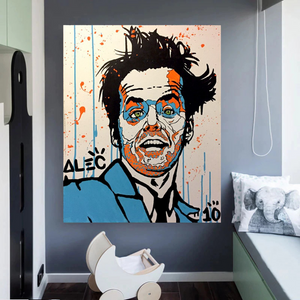 Alec LEGENDS Jack Nicholson Rebels Actor Canvas Wall Art-Wall Posters