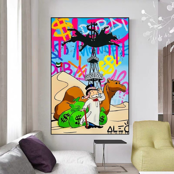 Alec Monopoly Art: Discover Oil Millionaire-Wall Posters