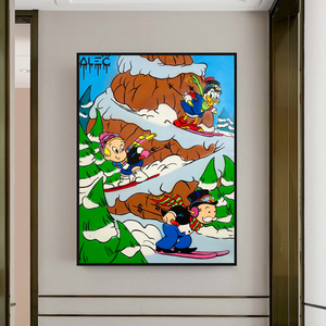 Alec Monopoly Art: Monopoly Millionaires Ice Skating-Wall Posters