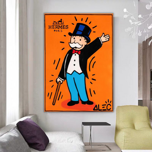 Alec Monopoly Hermes: Magician Art for Unique Wall Decor-Wall Posters