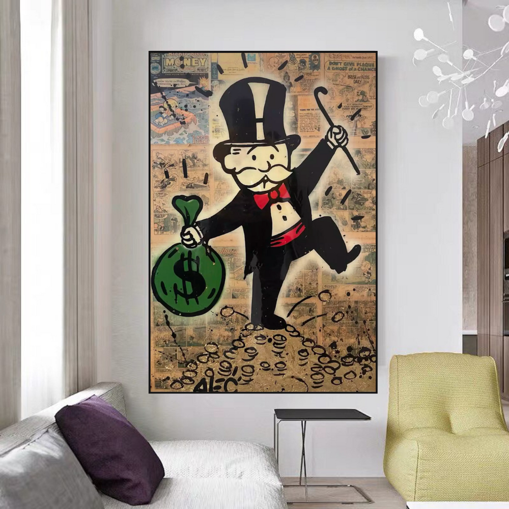 Alec Monopoly Magician: Millionaire Art by Money Man-Wall Posters