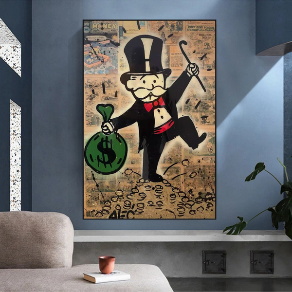 Alec Monopoly Magician: Millionaire Art by Money Man-Wall Posters