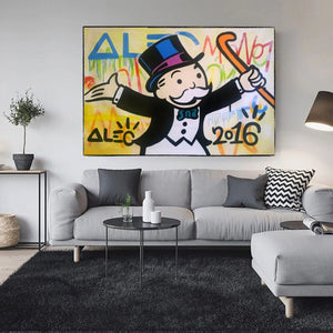 Alec Monopoly Magician Millionaire: Monopoly Poster Art-Wall Posters