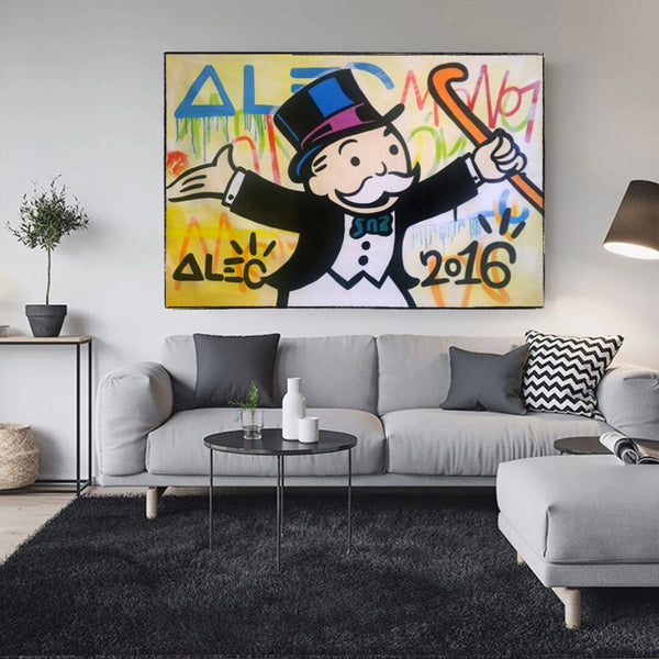 Alec Monopoly Magician Millionaire: Monopoly Poster Art-Wall Posters