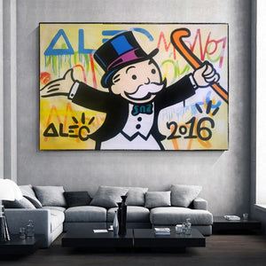 Alec Monopoly Magician Millionaire: Monopoly Poster Art-Wall Posters