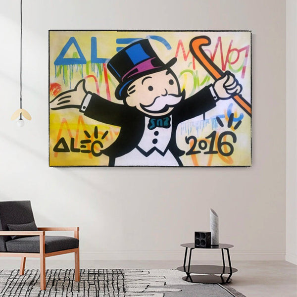 Alec Monopoly Magician Millionaire: Monopoly Poster Art-Wall Posters