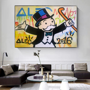 Alec Monopoly Magician Millionaire: Monopoly Poster Art-Wall Posters