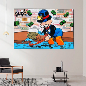 Alec Monopoly Man Bitcoin Mining: Crypto Landscape-Wall Posters