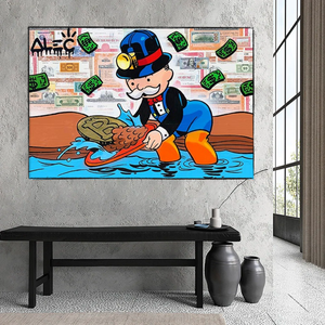 Alec Monopoly Man Bitcoin Mining: Crypto Landscape-Wall Posters