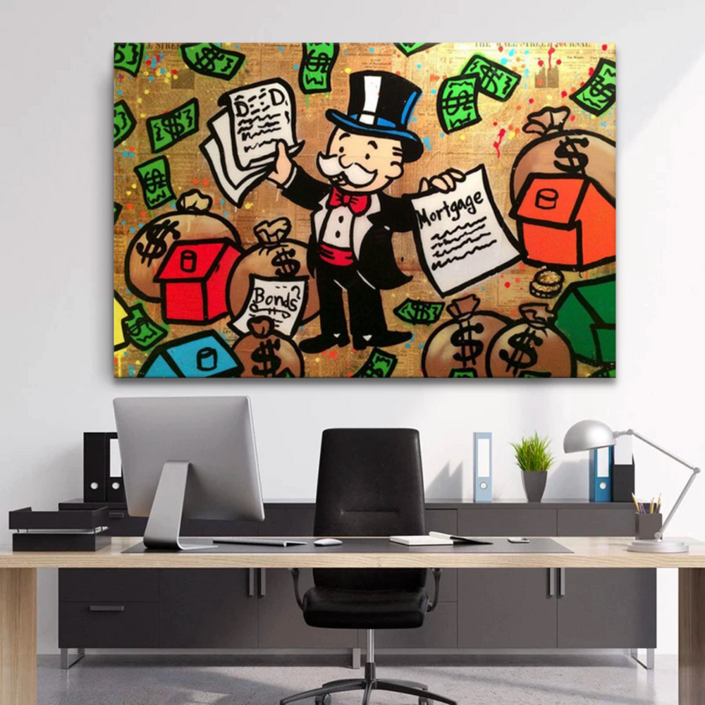 Alec Monopoly Man Deed: Authentic Artwork for Collectors-Wall Posters