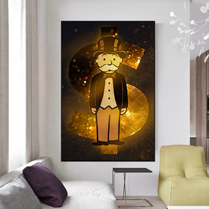 Alec Monopoly Man Gold: Unraveling the Iconic Quirkiness-Wall Posters