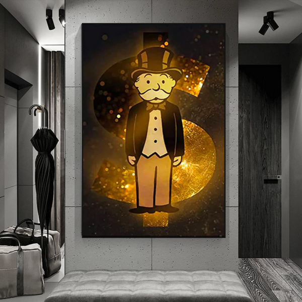 Alec Monopoly Man Gold: Unraveling the Iconic Quirkiness-Wall Posters