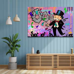 Alec Monopoly Man Hoops: Exclusive urban art inspiration-Wall Posters
