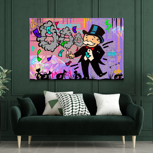 Alec Monopoly Man Hoops: Exclusive urban art inspiration-Wall Posters
