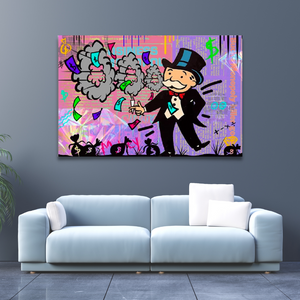 Alec Monopoly Man Hoops: Exclusive urban art inspiration-Wall Posters