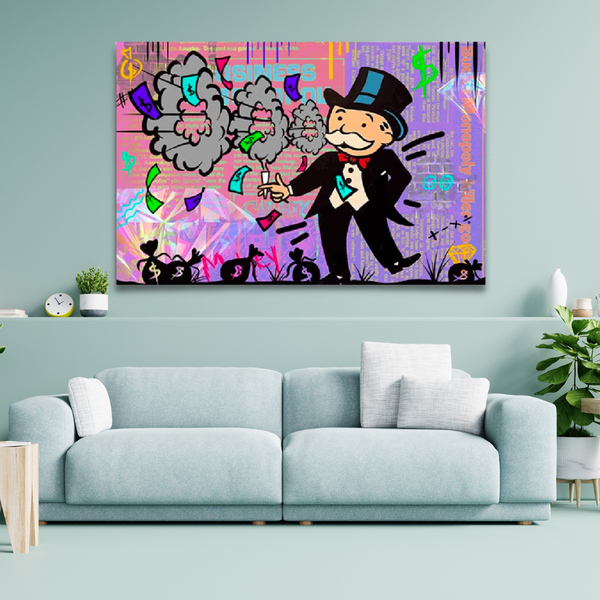 Alec Monopoly Man Hoops: Exclusive urban art inspiration-Wall Posters