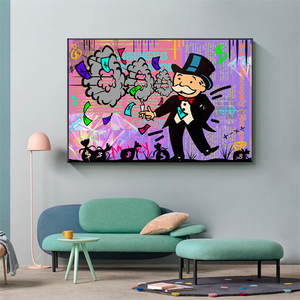 Alec Monopoly Man Hoops: Exclusive urban art inspiration-Wall Posters